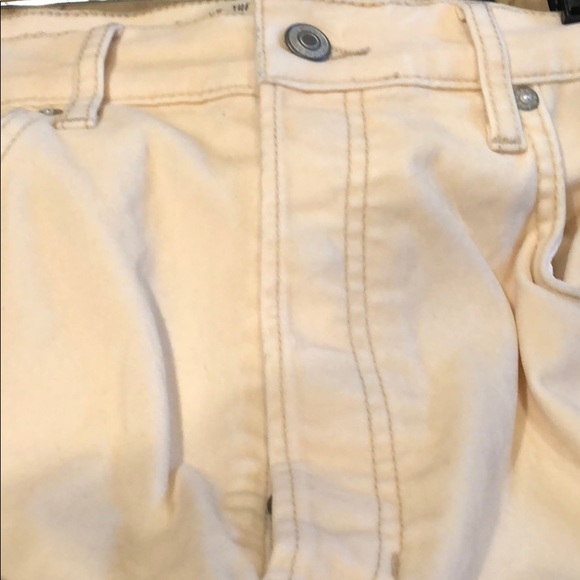 Free People Pearl Jeans Suade Smooth Material 32 - Picture 10 of 12